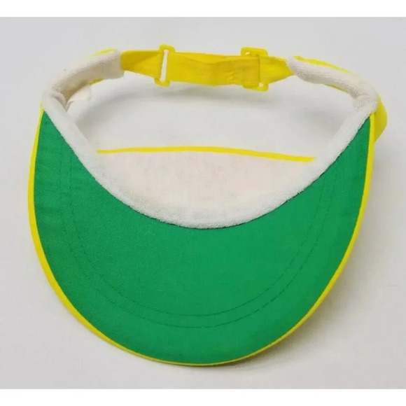 Vintage Royal Caribbean Cruiselines "I'm ShipShape" Yellow Adjustable Visor Hat - Picture 5 of 7